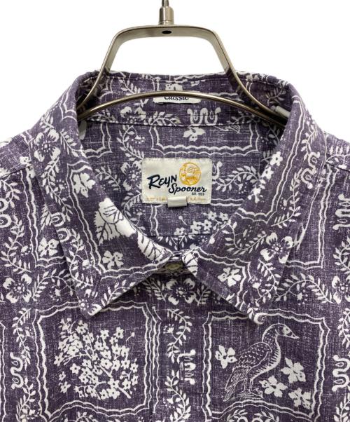reyn spooner（レイン スプナー）reyn spooner (レイン スプナー) 総柄シャツ パープル サイズ:Mの古着・服飾アイテム