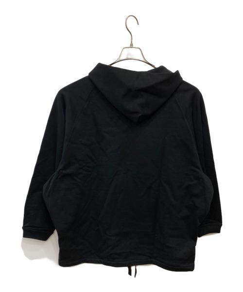 HAVERSACK（ハバーサック）HAVERSACK (ハバーサック) ハイゲージ裏毛ラグランパーカー ブラック サイズ:Ｌの古着・服飾アイテム
