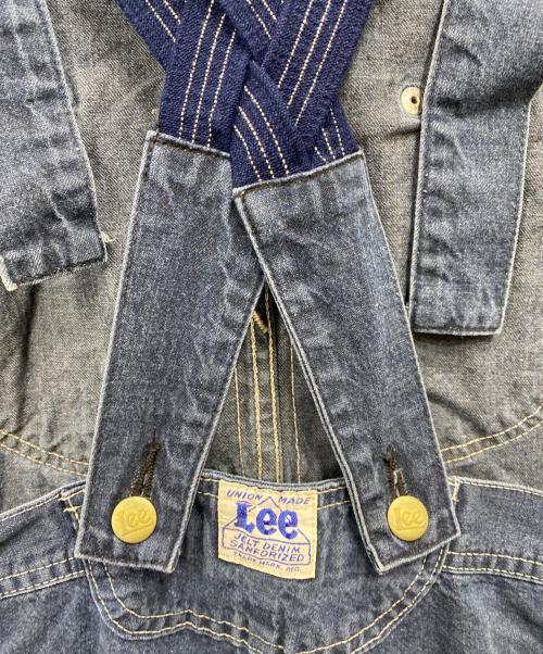 LEE（リー）LEE (リー) ローバックスタイルオーバーオール ブルー サイズ:W34の古着・服飾アイテム