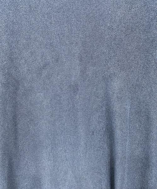 GROUND Y（グラウンドワイ）GROUND Y (グラウンドワイ) PAPER YARN SHEER HIGH NECK KNIT ネイビー サイズ:3の古着・服飾アイテム