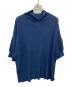 GROUND Y (グラウンドワイ) PAPER YARN SHEER HIGH NECK KNIT ネイビー サイズ:3：6000円