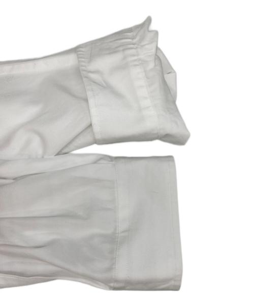 GROUND Y（グラウンドワイ）GROUND Y (グラウンドワイ) バンドカラーシャツ ホワイト サイズ:3の古着・服飾アイテム