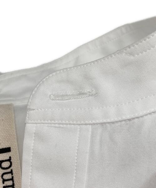 GROUND Y（グラウンドワイ）GROUND Y (グラウンドワイ) バンドカラーシャツ ホワイト サイズ:3の古着・服飾アイテム