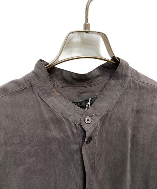 s'yte（サイト）s'yte (サイト) バンドカラーキュプラシャツ グレー サイズ:3の古着・服飾アイテム