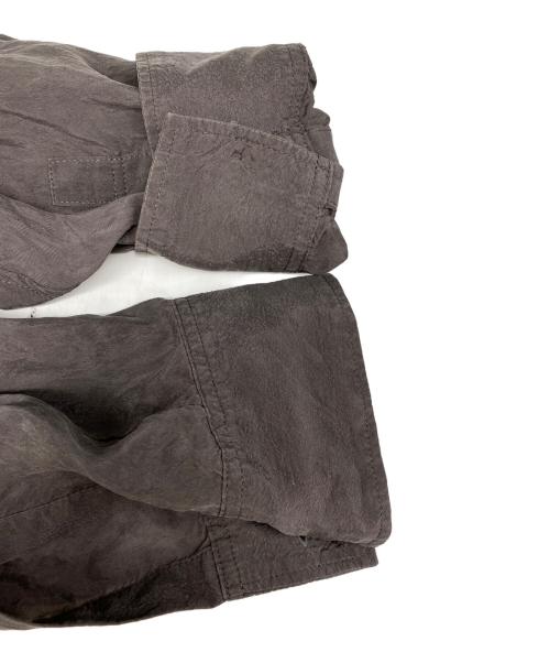 s'yte（サイト）s'yte (サイト) バンドカラーキュプラシャツ グレー サイズ:3の古着・服飾アイテム