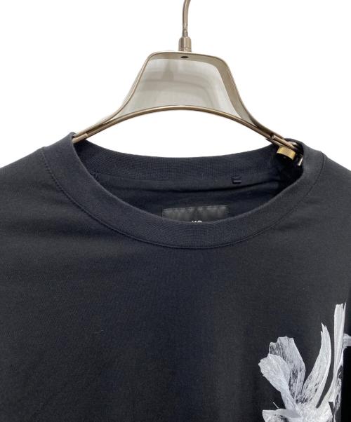 Y-3（ワイスリー）Y-3 (ワイスリー) フラワーグラフィックロングスリーブカットソー ブラック サイズ:Ｌの古着・服飾アイテム