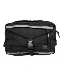 PORTER（ポーター）の古着「ウエストバッグ」｜ブラック