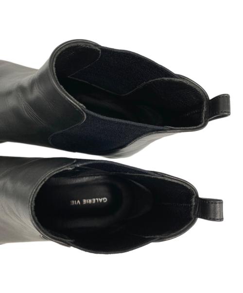 GALERIE VIE（ギャルリーヴィー）GALERIE VIE (ギャルリーヴィー) サイドゴアブーツ ブラック サイズ:23.5㎝の古着・服飾アイテム