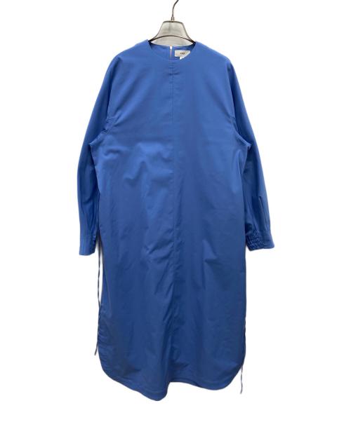 HYKE（ハイク）HYKE (ハイク) コットン ロングプルオーバーワンピース ブルー サイズ:2の古着・服飾アイテム