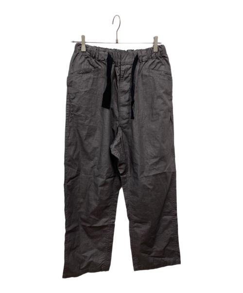 GALERIE VIE（ギャルリーヴィー）GALERIE VIE (ギャルリーヴィー) チンツリネン イージーパンツ グレー サイズ:36の古着・服飾アイテム