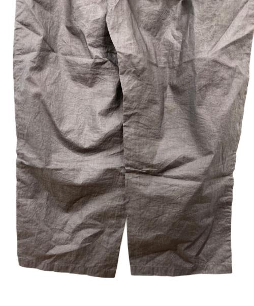 GALERIE VIE（ギャルリーヴィー）GALERIE VIE (ギャルリーヴィー) チンツリネン イージーパンツ グレー サイズ:36の古着・服飾アイテム