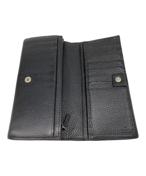 GUCCI（グッチ）GUCCI (グッチ) 長財布 ブラックの古着・服飾アイテム