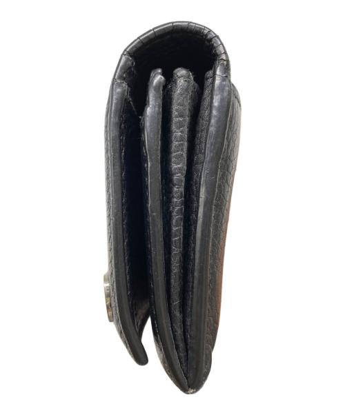 GUCCI（グッチ）GUCCI (グッチ) 長財布 ブラックの古着・服飾アイテム