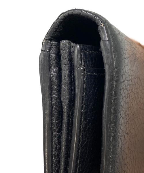 GUCCI（グッチ）GUCCI (グッチ) 長財布 ブラックの古着・服飾アイテム