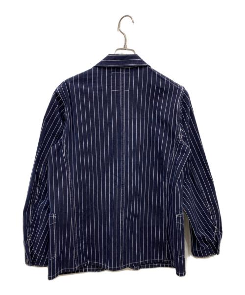 HEADLIGHT（ヘッドライト）HEADLIGHT (ヘッドライト) 8oz. SPECIAL WOVEN STRIPE DENIM WORK COAT インディゴ サイズ:38の古着・服飾アイテム
