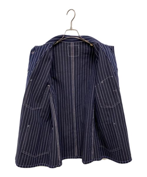 HEADLIGHT（ヘッドライト）HEADLIGHT (ヘッドライト) 8oz. SPECIAL WOVEN STRIPE DENIM WORK COAT インディゴ サイズ:38の古着・服飾アイテム