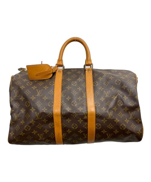 LOUIS VUITTON（ルイ ヴィトン）LOUIS VUITTON (ルイ ヴィトン) トラベルバッグ ブラウンの古着・服飾アイテム