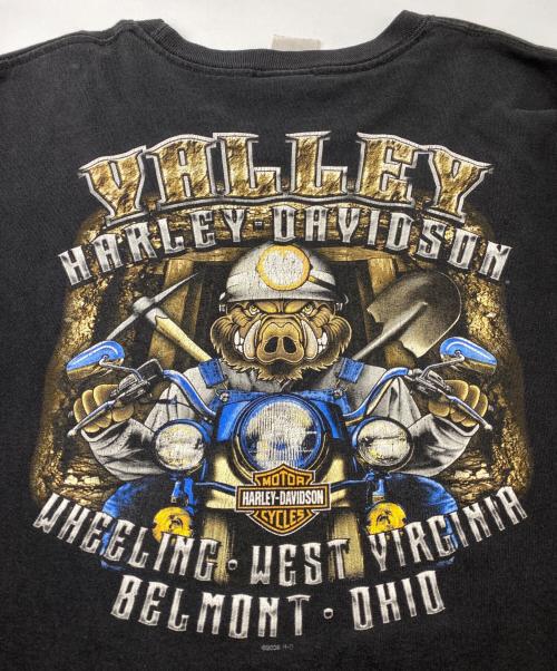HARLEY-DAVIDSON（ハーレーダビッドソン）HARLEY-DAVIDSON (ハーレーダビッドソン) ヴィンテージTシャツ ブラック サイズ:3XLの古着・服飾アイテム