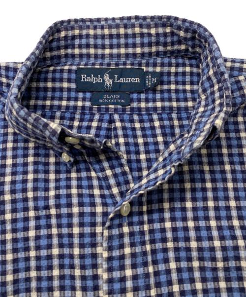 POLO RALPH LAUREN（ポロ・ラルフローレン）POLO RALPH LAUREN (ポロ・ラルフローレン) ボタンダウンシャツ ブルー サイズ:Ｍの古着・服飾アイテム