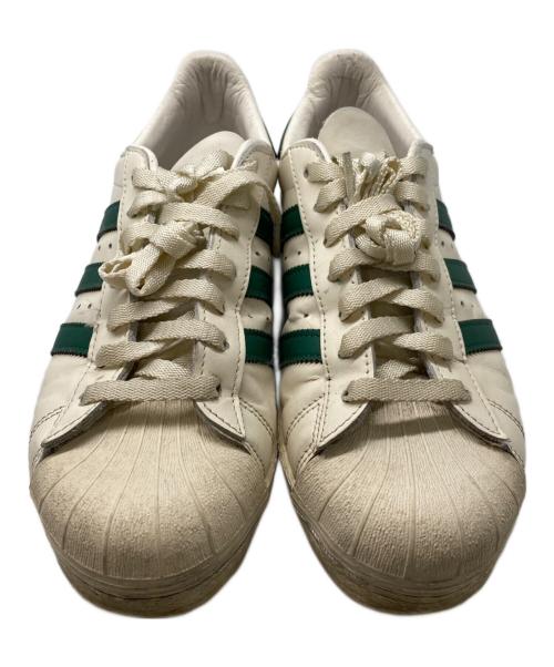 adidas（アディダス）adidas (アディダス) SUPERSTAR 82 アイボリー×グリーン サイズ:26㎝の古着・服飾アイテム