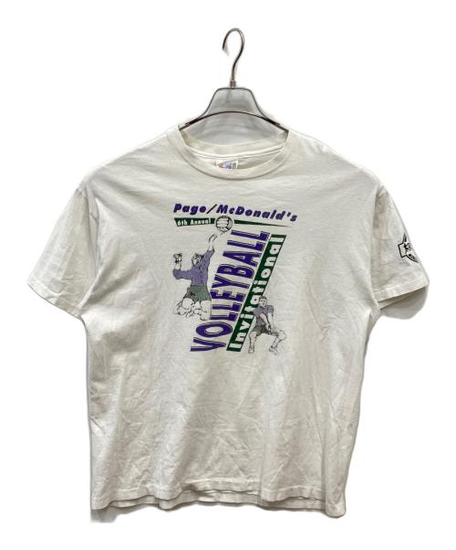 Hene’s（ヘンズ）Hene’s (ヘンズ) ヴィンテージTシャツ ホワイト サイズ:XLの古着・服飾アイテム