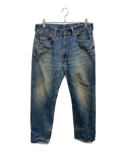 TENDERLOIN（テンダーロイン）TENDERLOIN (テンダーロイン) シンチバックセルビッチデニムパンツ ブルー サイズ:Ｍの古着・服飾アイテム