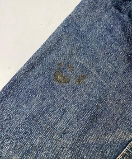 TENDERLOIN（テンダーロイン）TENDERLOIN (テンダーロイン) シンチバックセルビッチデニムパンツ ブルー サイズ:Ｍの古着・服飾アイテム