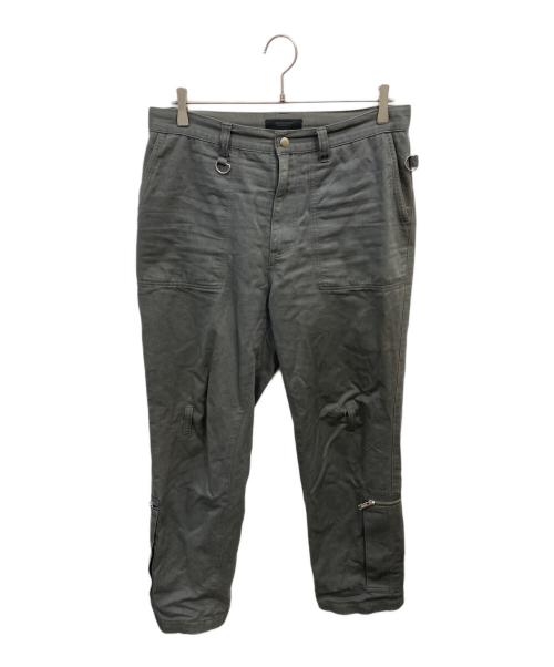 UNDERCOVER（アンダーカバー）UNDERCOVER (アンダーカバー) コットンカツラギフライトパンツ グレー サイズ:3の古着・服飾アイテム