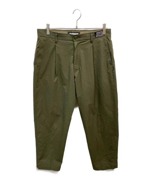 NEIGHBORHOOD（ネイバーフッド）NEIGHBORHOOD (ネイバーフッド) タックパンツ グリーン サイズ:Ｍの古着・服飾アイテム