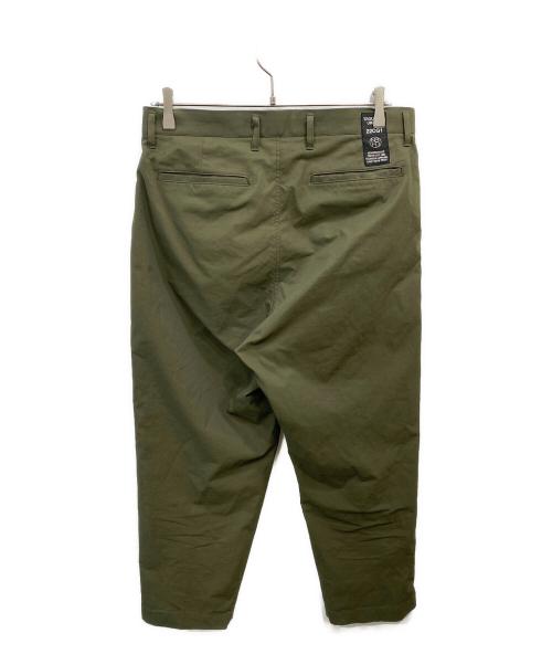 NEIGHBORHOOD（ネイバーフッド）NEIGHBORHOOD (ネイバーフッド) タックパンツ グリーン サイズ:Ｍの古着・服飾アイテム