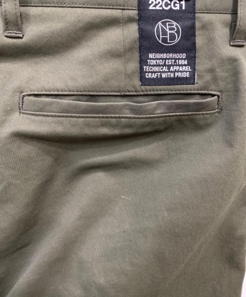 NEIGHBORHOOD（ネイバーフッド）NEIGHBORHOOD (ネイバーフッド) タックパンツ グリーン サイズ:Ｍの古着・服飾アイテム