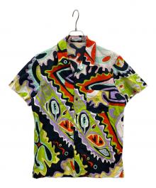 Emilio Pucci（エミリオ プッチ）の古着「半袖総柄シャツ」｜ブラック