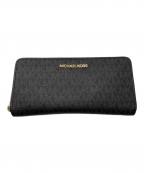 MICHAEL KORSマイケル・コース）の古着「ラウンドファスナー財布」｜ブラック