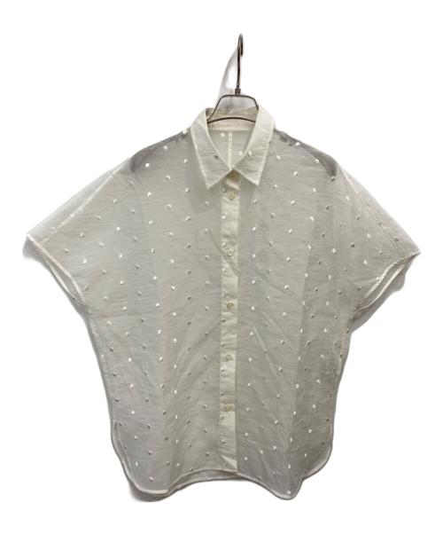 Spick and Span（スピック＆スパン）Spick and Span (スピックアンドスパン) シアードットシャツ ホワイト サイズ:FREEの古着・服飾アイテム
