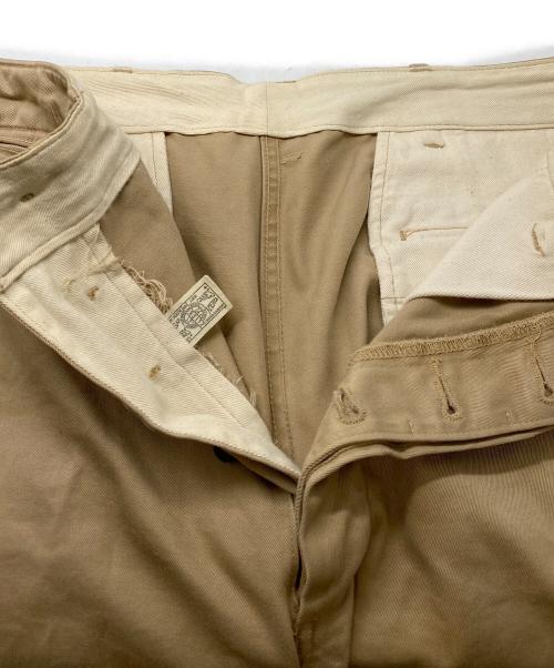 SUGAR CANE（シュガーケーン）SUGAR CANE (シュガーケーン) ボタンフライチノパン ベージュ サイズ:-の古着・服飾アイテム
