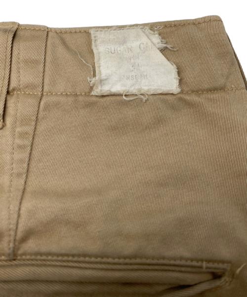 SUGAR CANE（シュガーケーン）SUGAR CANE (シュガーケーン) ボタンフライチノパン ベージュ サイズ:-の古着・服飾アイテム