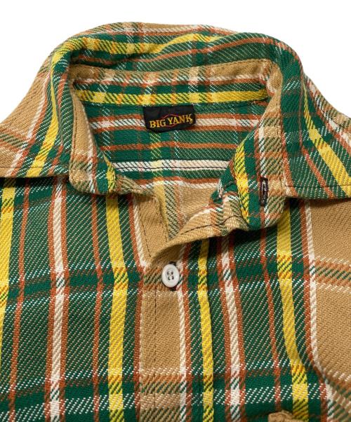 BIG YANK（ビッグヤンク）BIG YANK (ビッグヤンク) フランネルチェックシャツ ブラウン×グリーン サイズ:-の古着・服飾アイテム