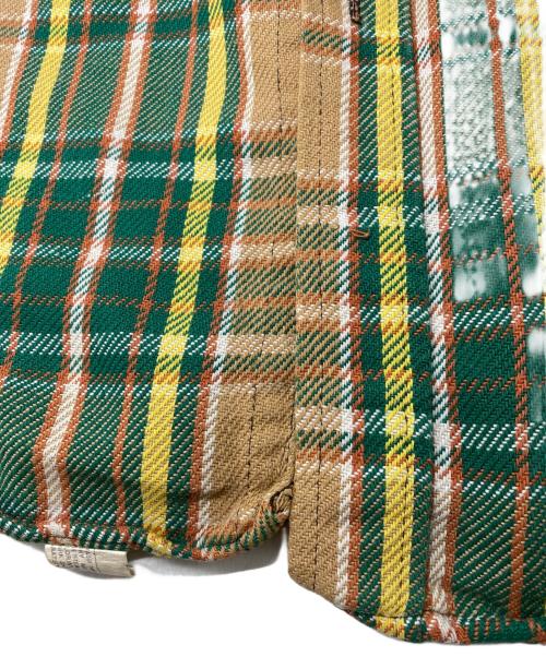 BIG YANK（ビッグヤンク）BIG YANK (ビッグヤンク) フランネルチェックシャツ ブラウン×グリーン サイズ:-の古着・服飾アイテム