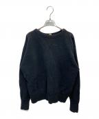 cheswickチェスウィック）の古着「ヴィンテージ両Vスウェット」｜ブラック