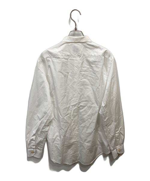 PAUL SMITH（ポールスミス）Paul Smith (ポールスミス) CHARM & PICTURE BUTTON SHIRT ホワイト サイズ:Ｌの古着・服飾アイテム