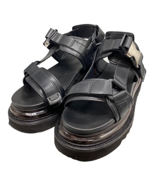 HARE（ハレ）HARE (ハレ) ベルトシャークサンダル ブラック サイズ:Lの古着・服飾アイテム