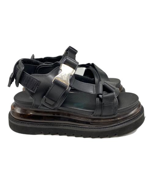 HARE（ハレ）HARE (ハレ) ベルトシャークサンダル ブラック サイズ:Lの古着・服飾アイテム