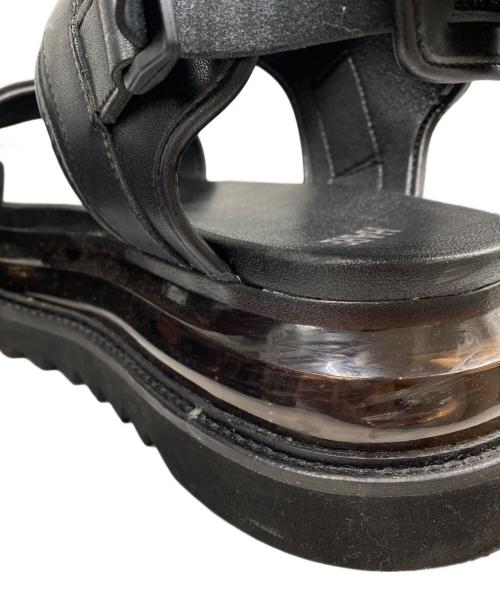 HARE（ハレ）HARE (ハレ) ベルトシャークサンダル ブラック サイズ:Lの古着・服飾アイテム