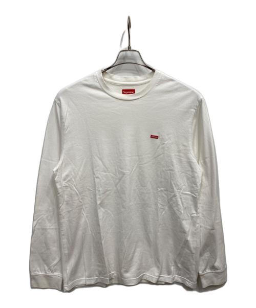SUPREME（シュプリーム）Supreme (シュプリーム) SMALL BOX L/S TEE ホワイト サイズ:Mの古着・服飾アイテム