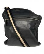 BALLYバリー）の古着「レザーショルダーバッグ」｜ブラック