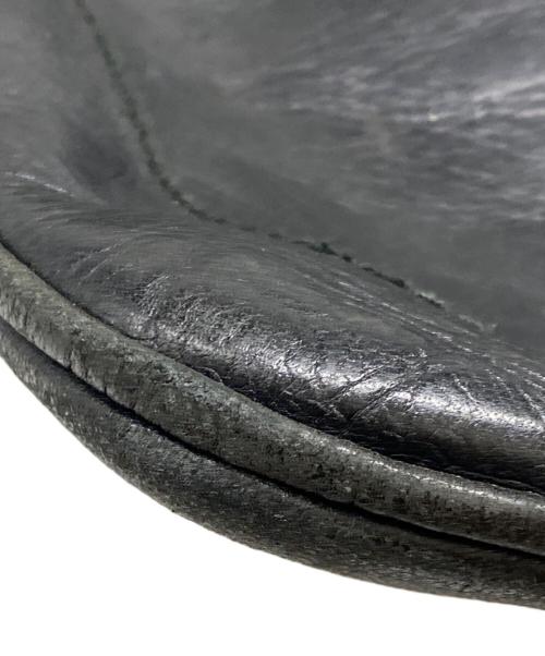 BALLY（バリー）BALLY (バリー) レザーショルダーバッグ ブラックの古着・服飾アイテム