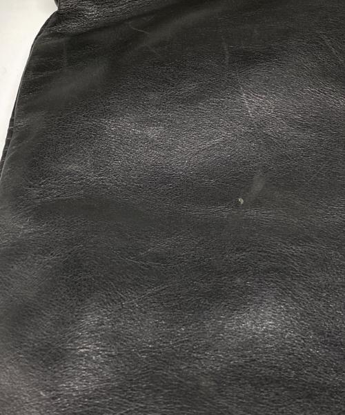 BALLY（バリー）BALLY (バリー) レザーショルダーバッグ ブラックの古着・服飾アイテム