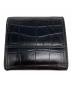 A.P.C. (アーペーセー) 型押し3つ折り財布 ブラック：5000円