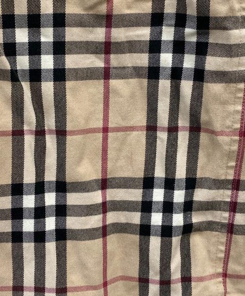 BURBERRY LONDON（バーバリーロンドン）BURBERRY LONDON (バーバリーロンドン) ノバチェック柄スカート ブラウン サイズ:6の古着・服飾アイテム