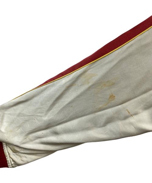 THE FLAT HEAD（ザ・フラットヘッド）THE FLAT HEAD (ザ・フラットヘッド) リネン混レーヨンスカジャン ブラック×バーガンディ サイズ:Mの古着・服飾アイテム